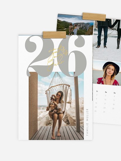 Wandkalender Glücksjahr