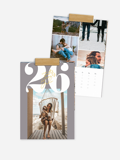 Wandkalender Glücksjahr