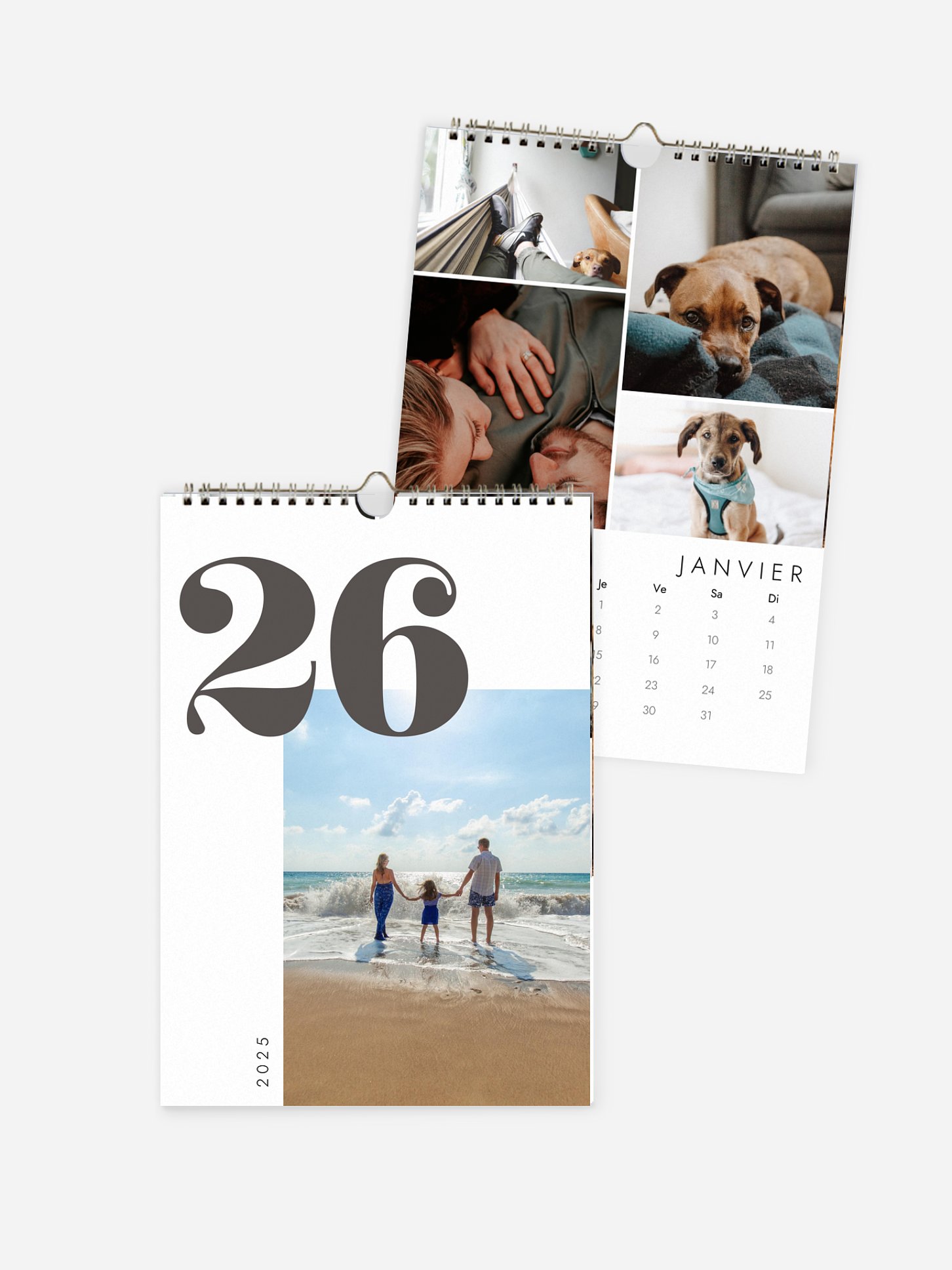 Calendrier mural Les temps modernes