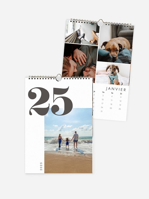 Calendrier mural Temps modernes