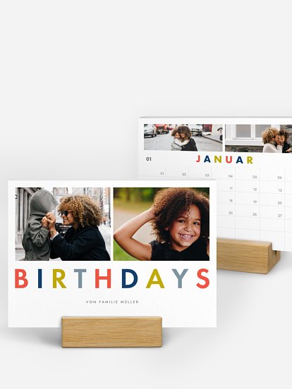 Geburtstagskalender Glücksgrüsse