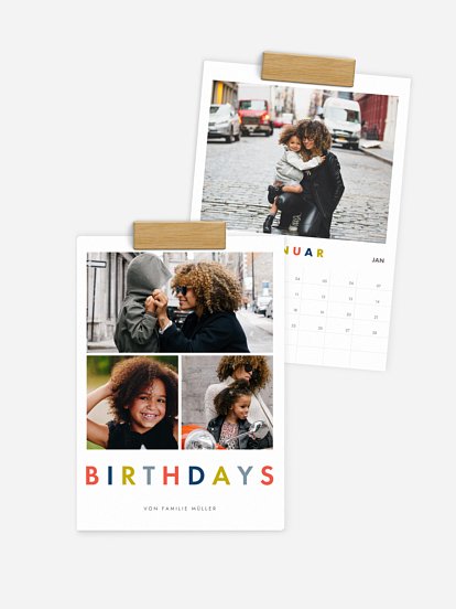 Geburtstagskalender Glücksgrüsse