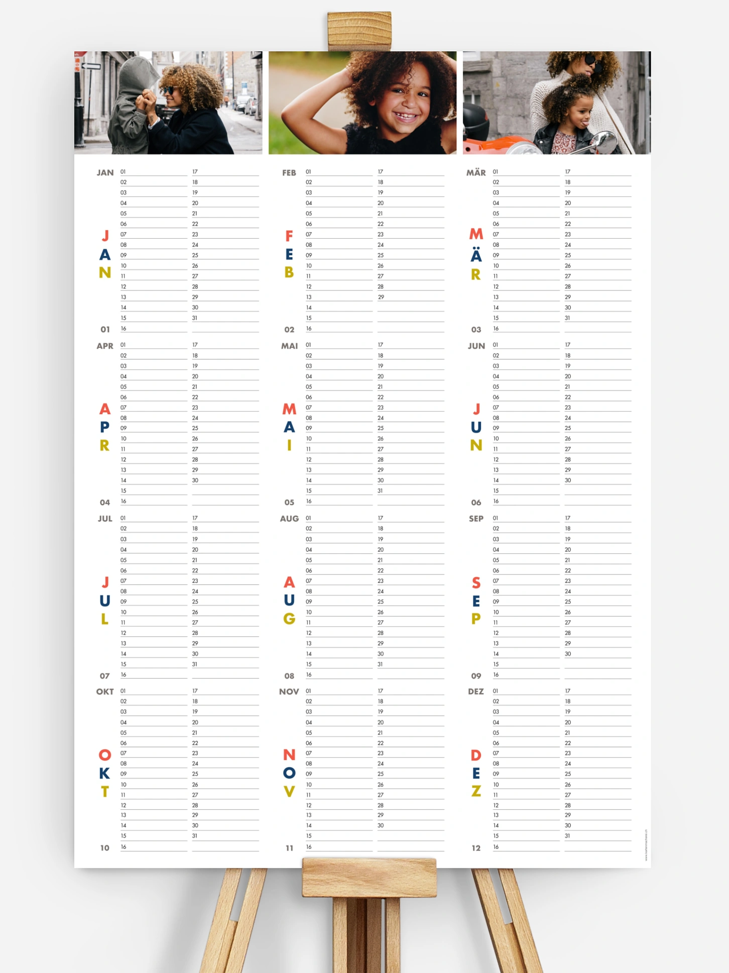Geburtstagskalender Glücksgrüsse