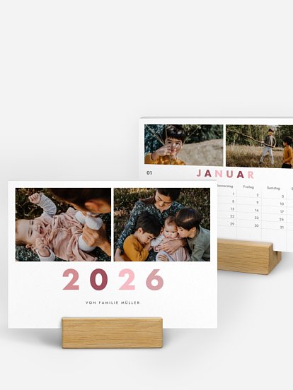 Tischkalender Gl&#xFC;cksgr&#xFC;sse