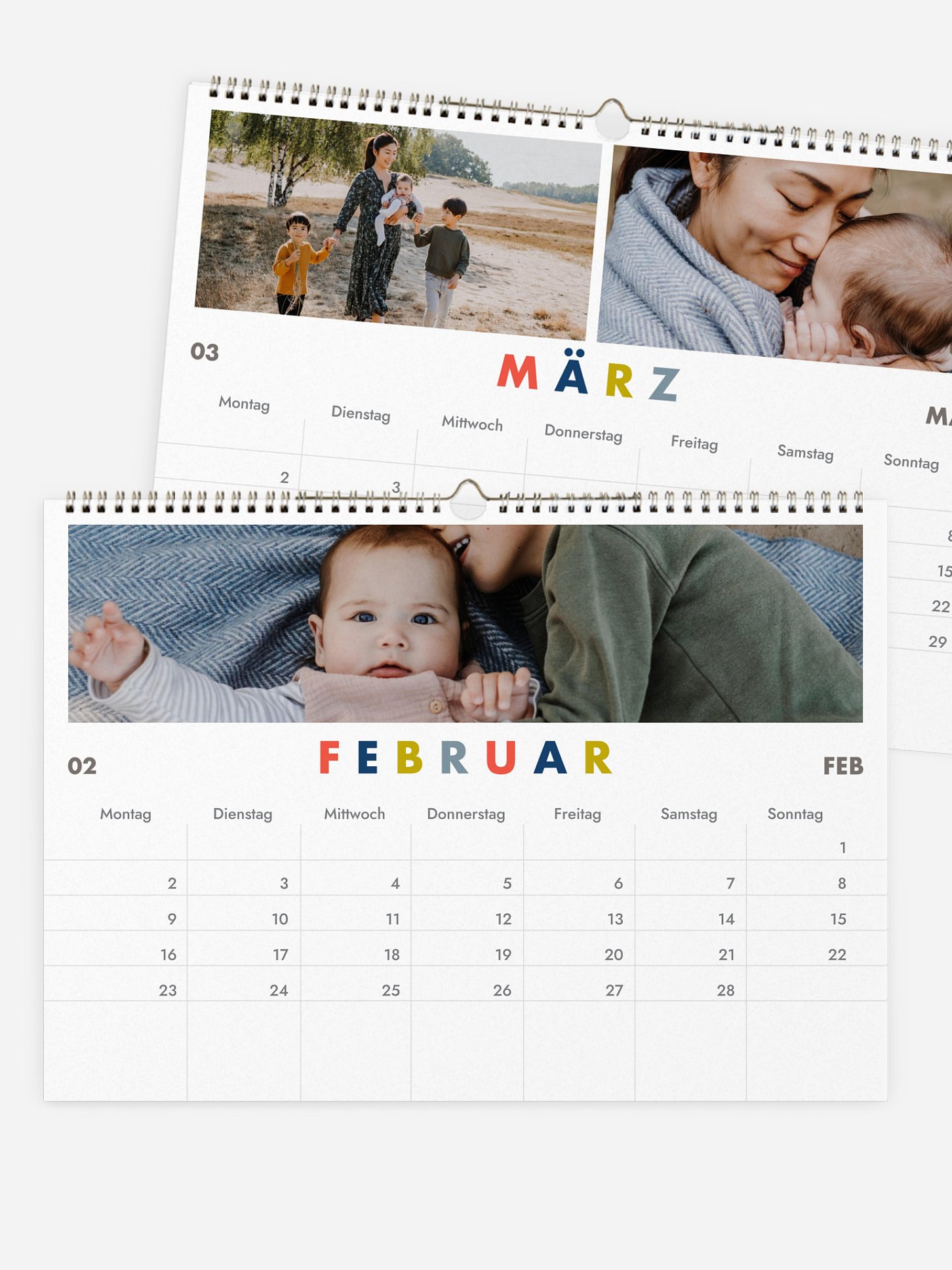 Wandkalender Glücksgrüsse