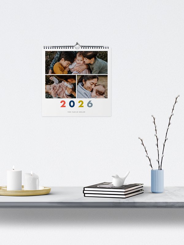 Wandkalender Glücksgrüsse