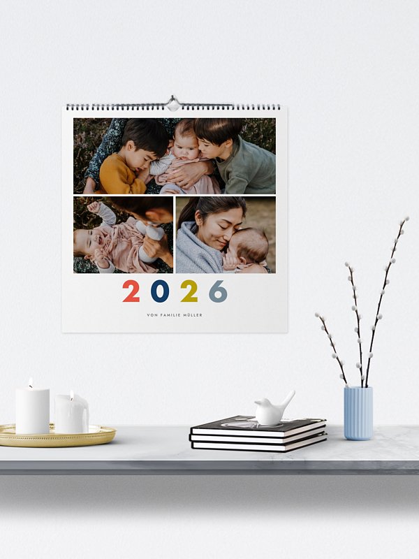 Wandkalender Glücksgrüsse