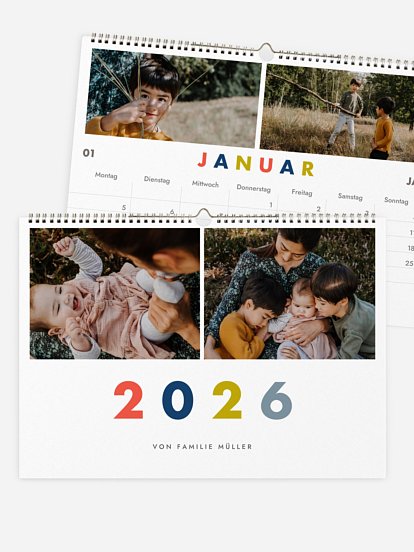 Wandkalender Glücksgrüsse