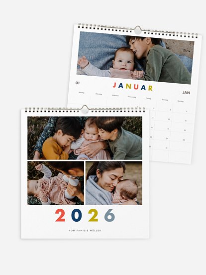 Wandkalender Glücksgrüsse