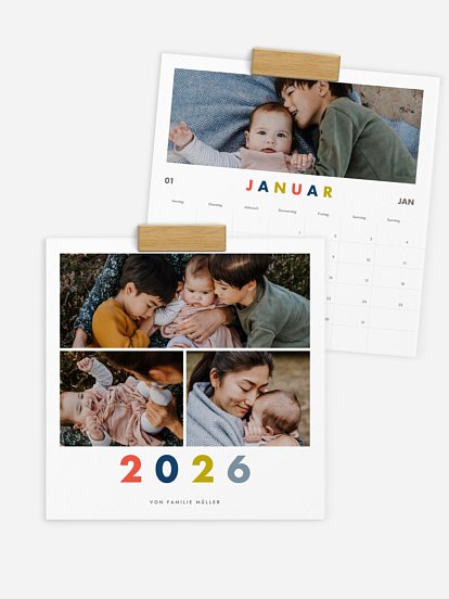 Wandkalender Glücksgrüsse