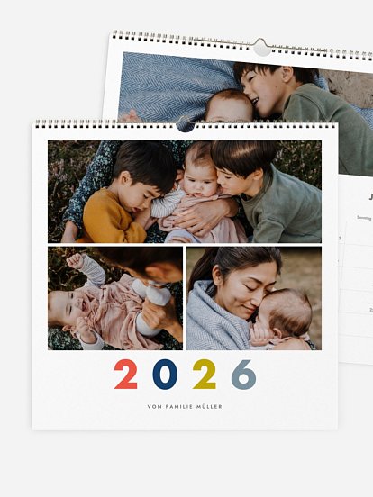 Wandkalender Glücksgrüsse