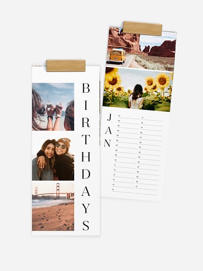 Geburtstagskalender Always Remember