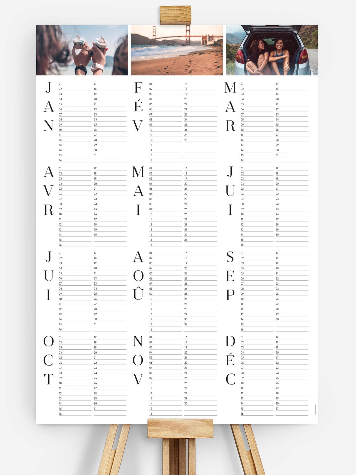 Calendrier anniversaire Always Remember III