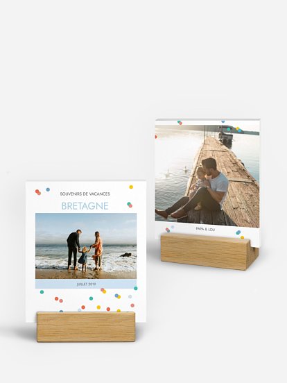 Porte-photos Pluie de confettis