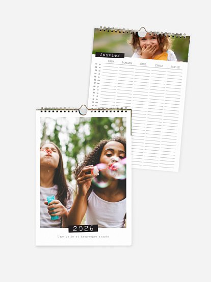 Calendrier familial Big Times