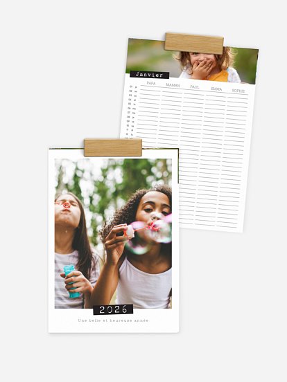 Calendrier familial Big Times