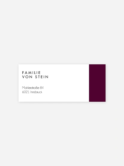 Absenderaufkleber Weihnachten Christmas Memory Premium