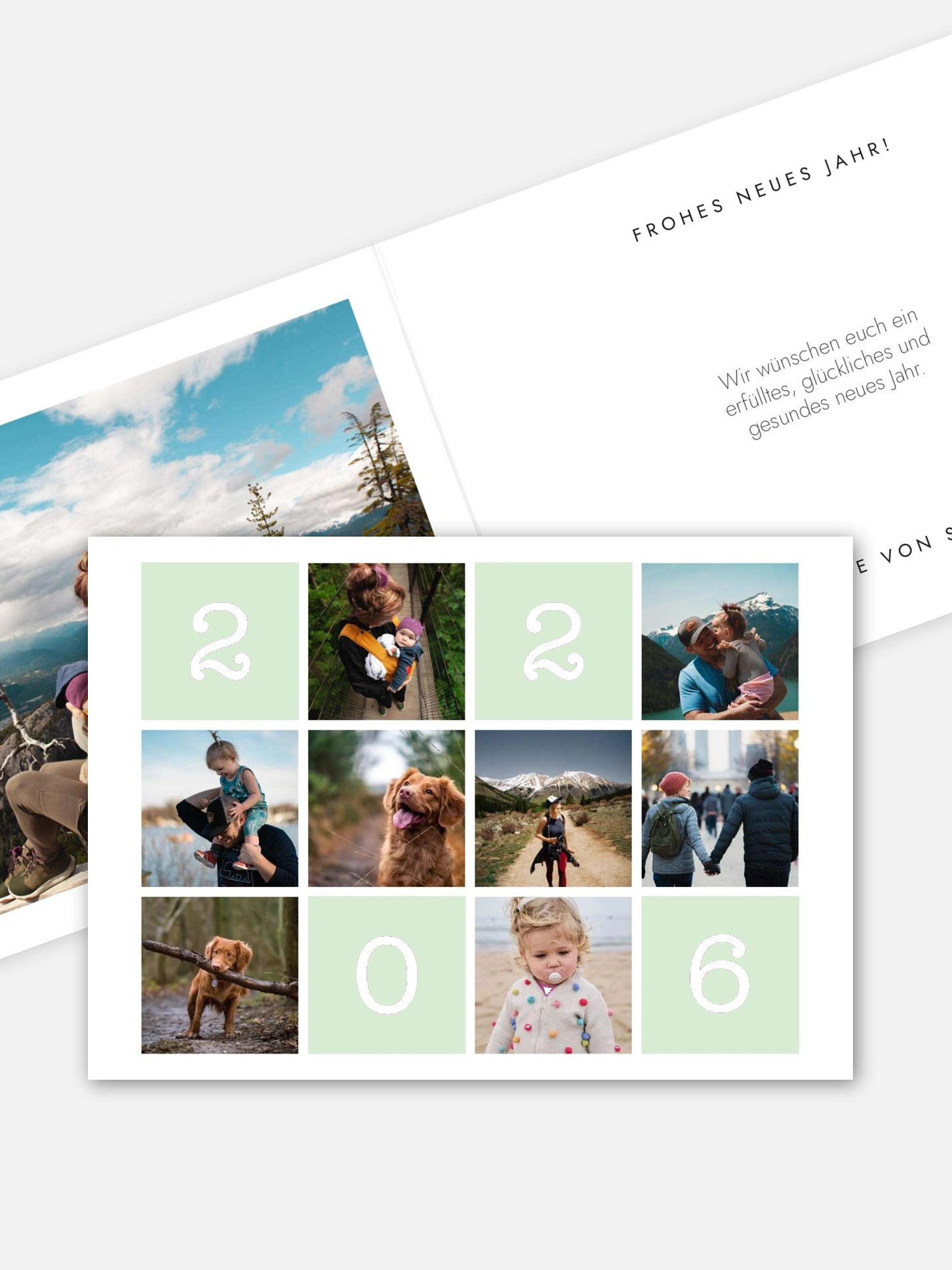 Neujahrskarten Christmas Memory Premium
