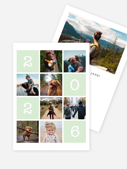 Neujahrskarten Christmas Memory Premium