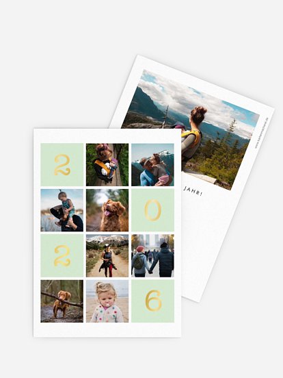 Neujahrskarten Christmas Memory Premium
