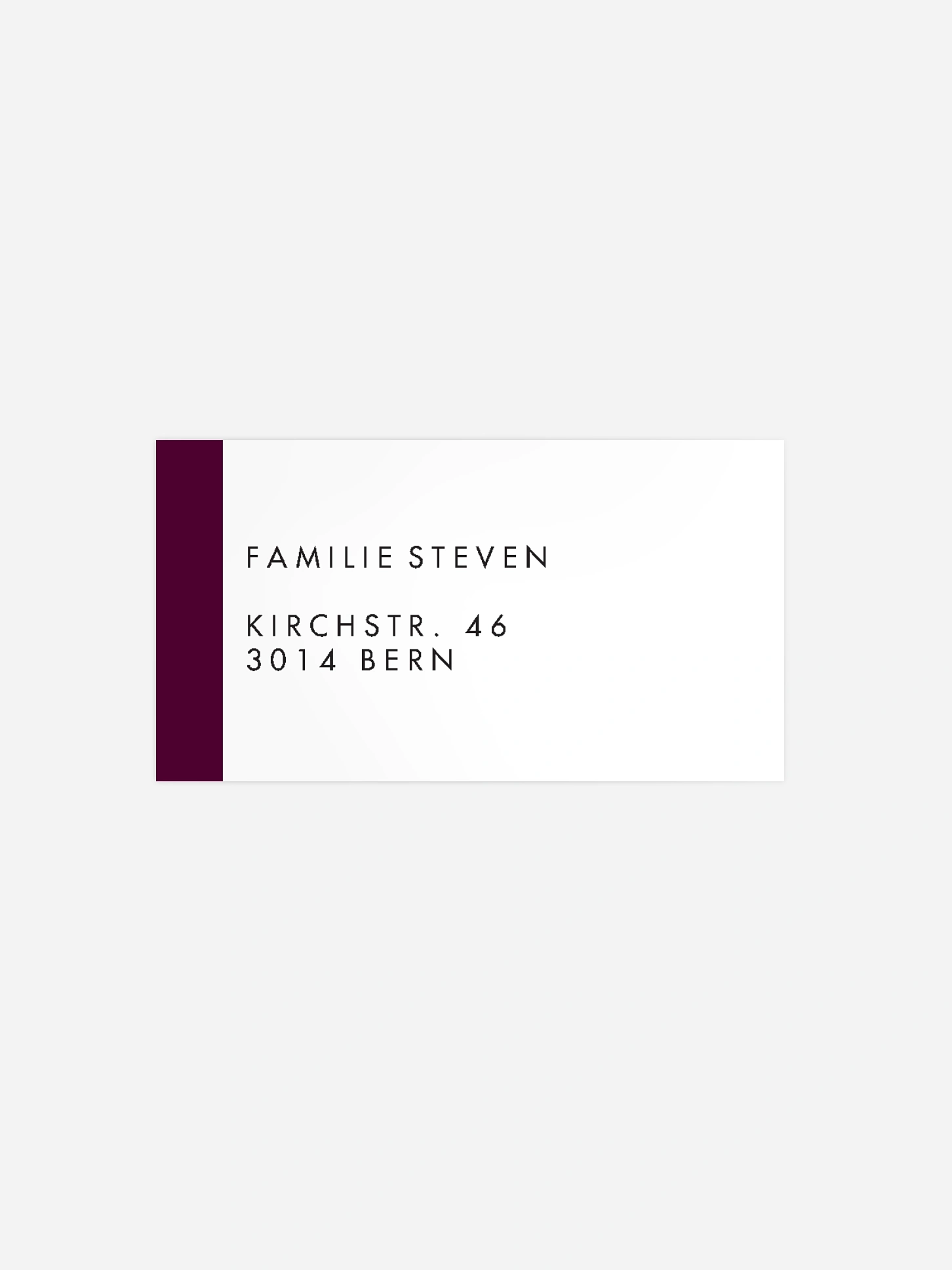 Empfängeraufkleber Weihnachten Christmas Memory Premium