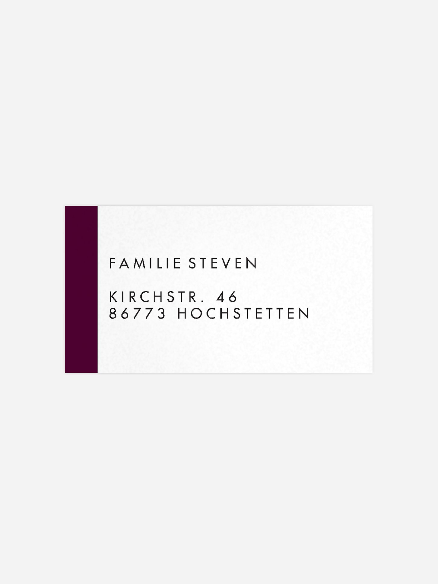 Empfängeraufkleber Weihnachten Christmas Memory Premium