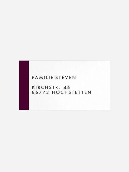 Empfängeraufkleber Weihnachten Christmas Memory Premium