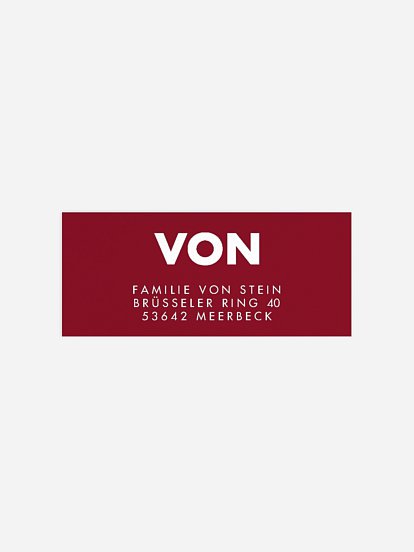 Absenderaufkleber Weihnachten Das schönste Jahr Premium