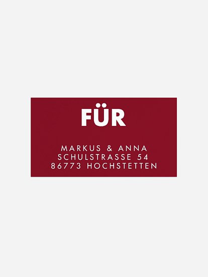 Empfängeraufkleber Weihnachten Das schönste Jahr Premium