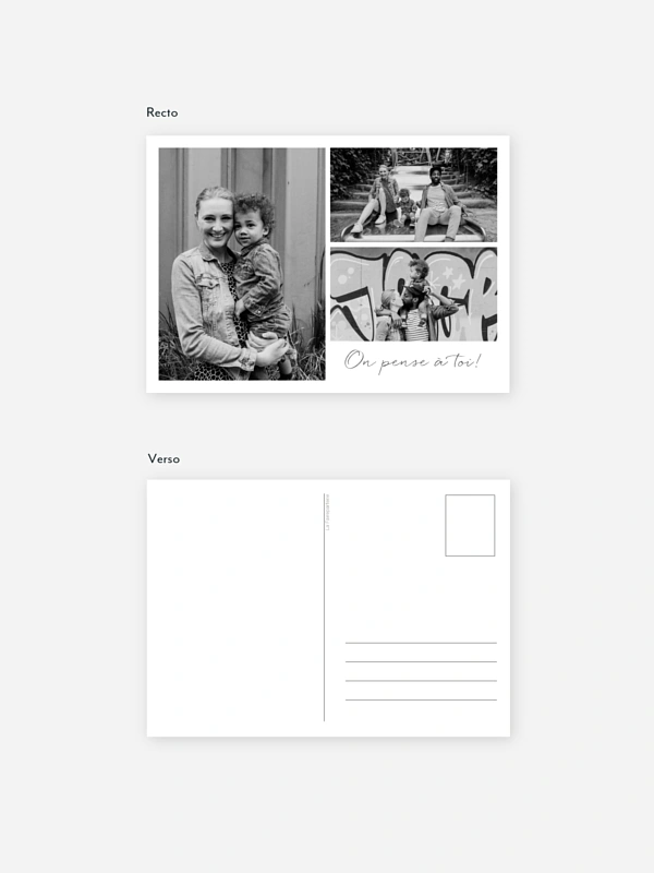 Carte de correspondance Multi-photos I
