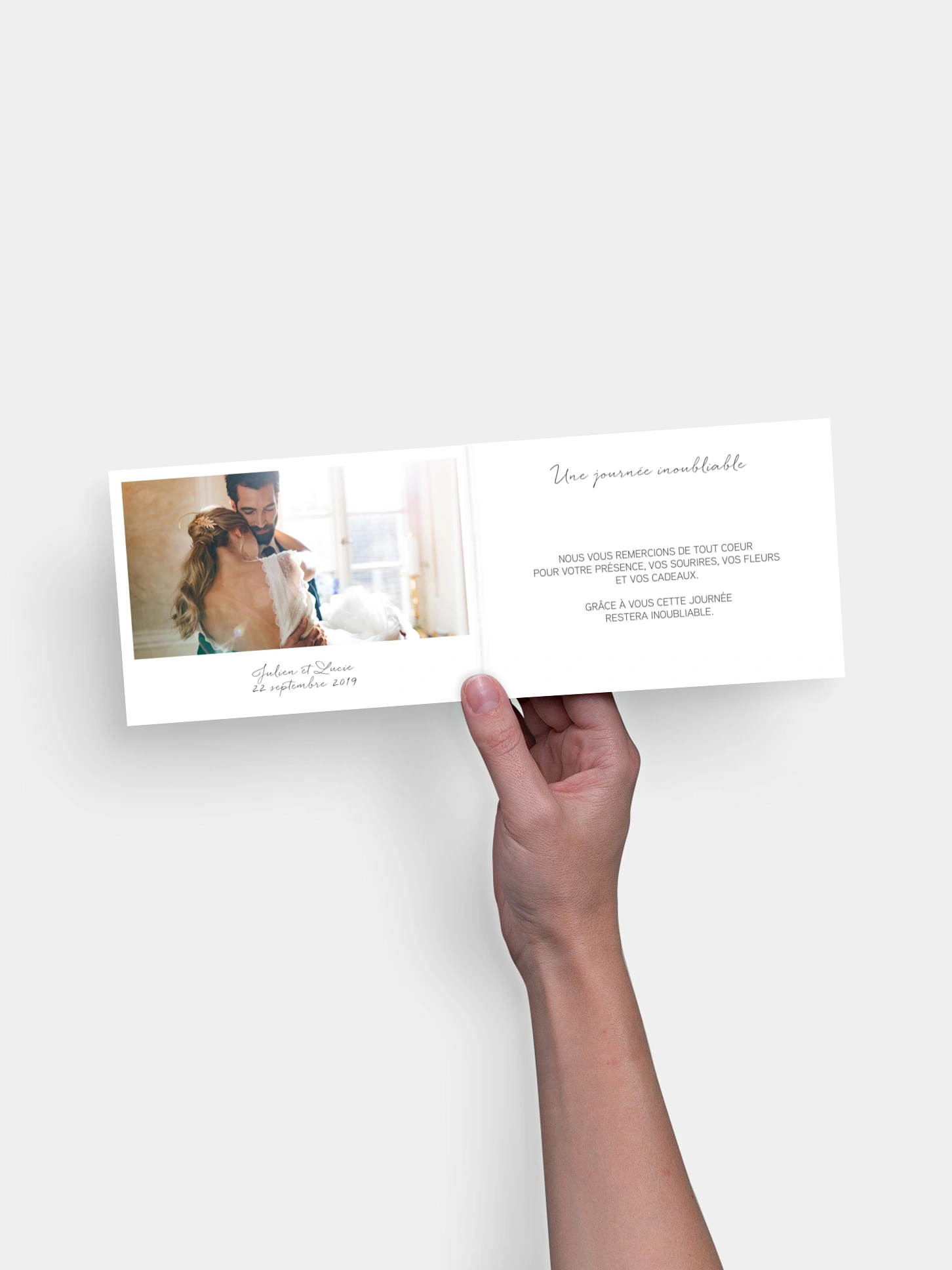 Carte de remerciements Multi-photos I