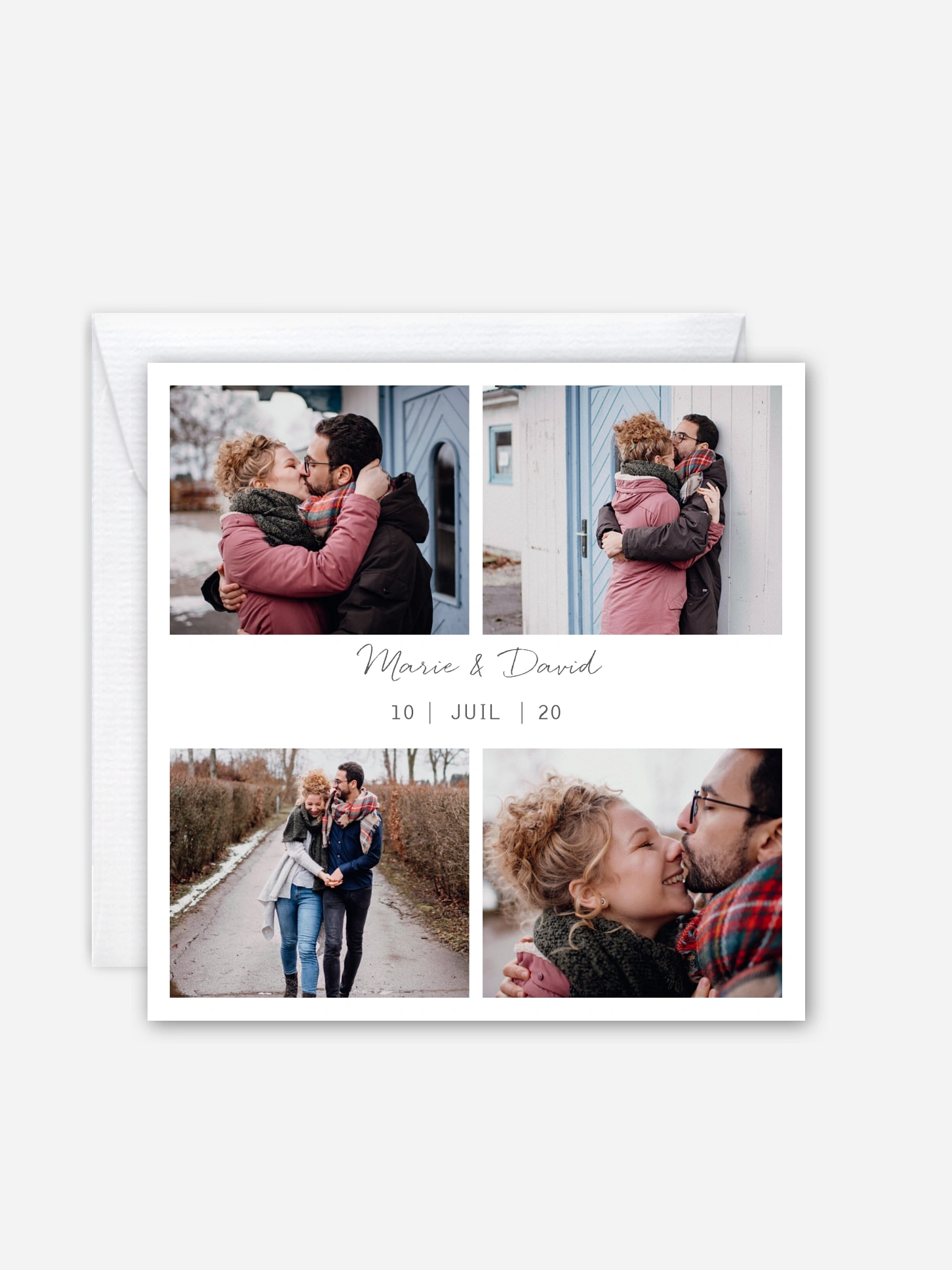Faire-part de mariage Multi-photos I