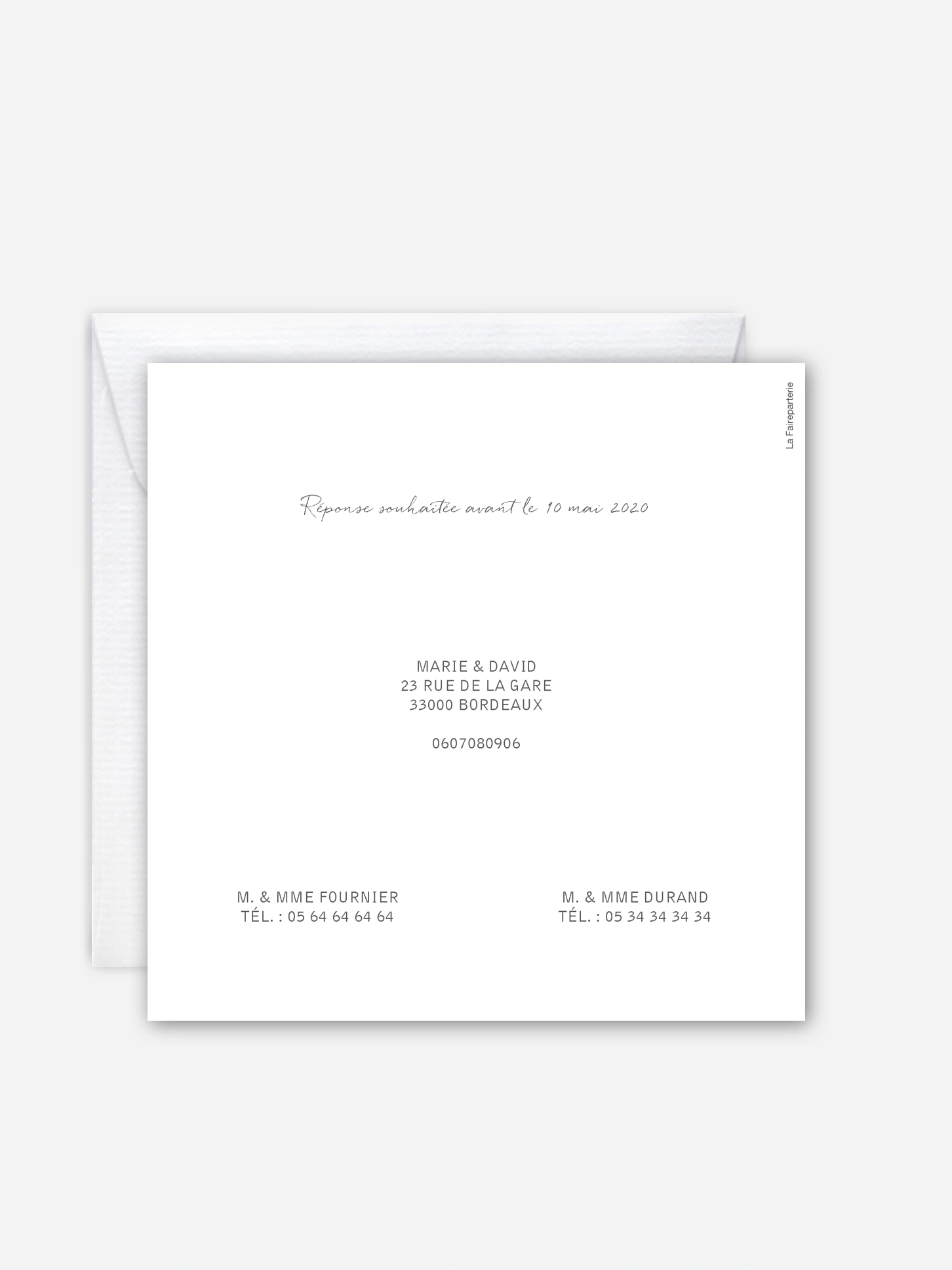 Faire-part de mariage Multi-photos I