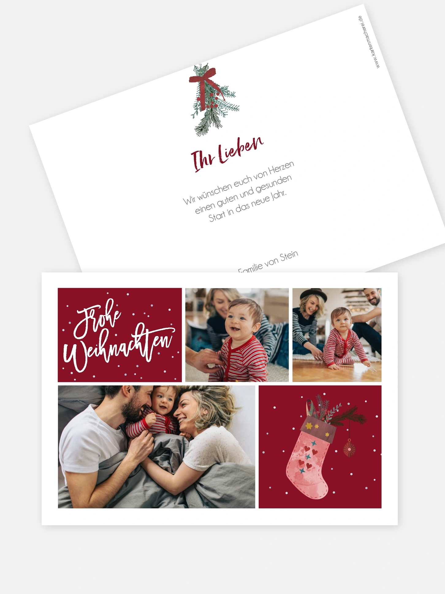 Weihnachtskarte Weihnachtsgeschichte