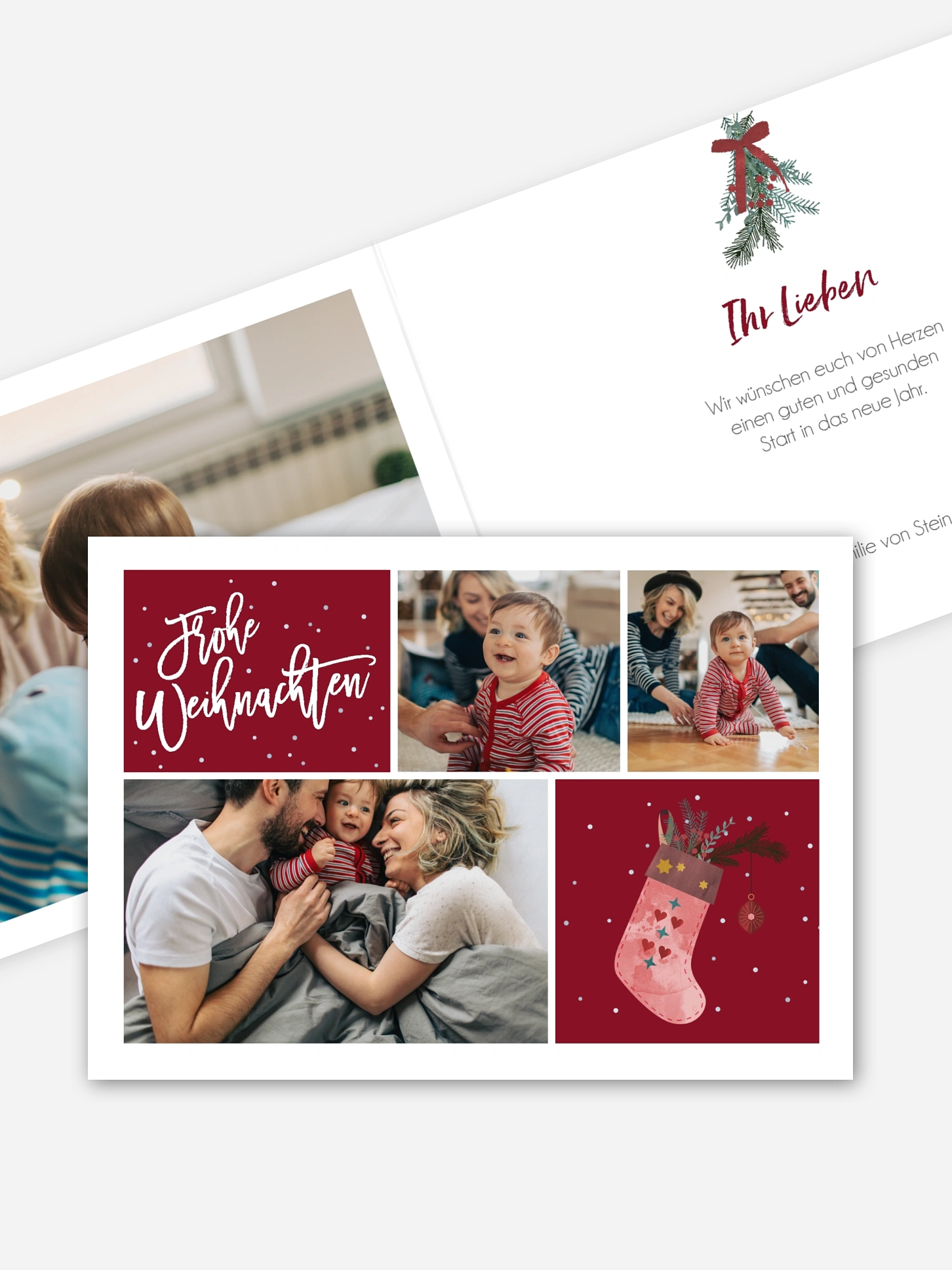 Weihnachtskarte Weihnachtsgeschichte