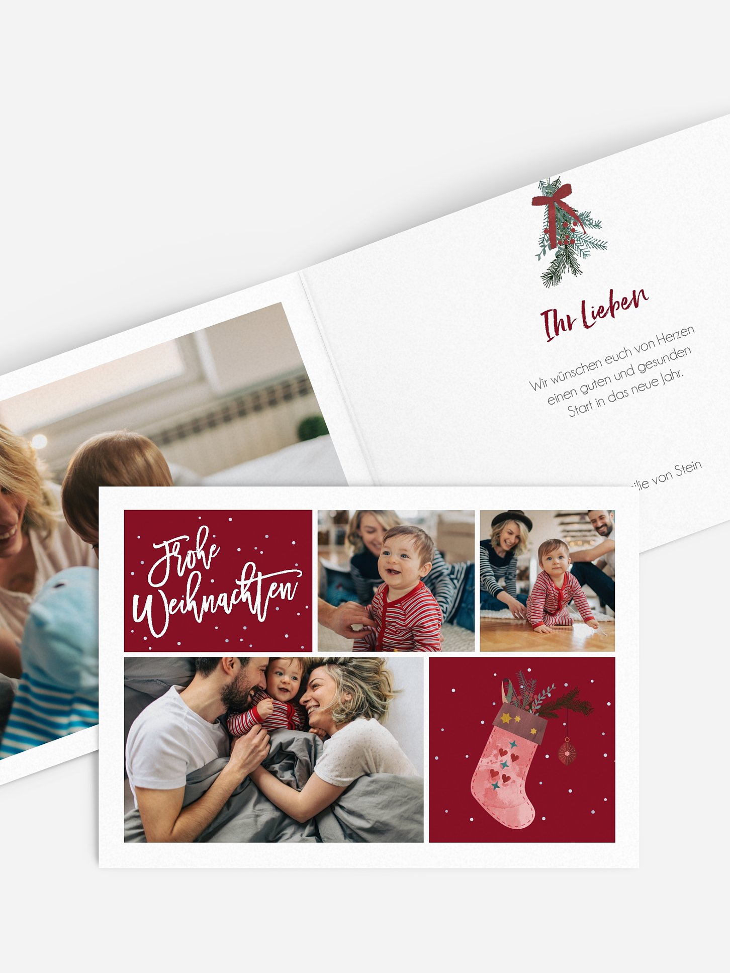 Weihnachtskarte Weihnachtsgeschichte