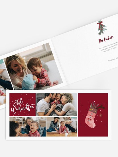 Weihnachtskarte Weihnachtsgeschichte