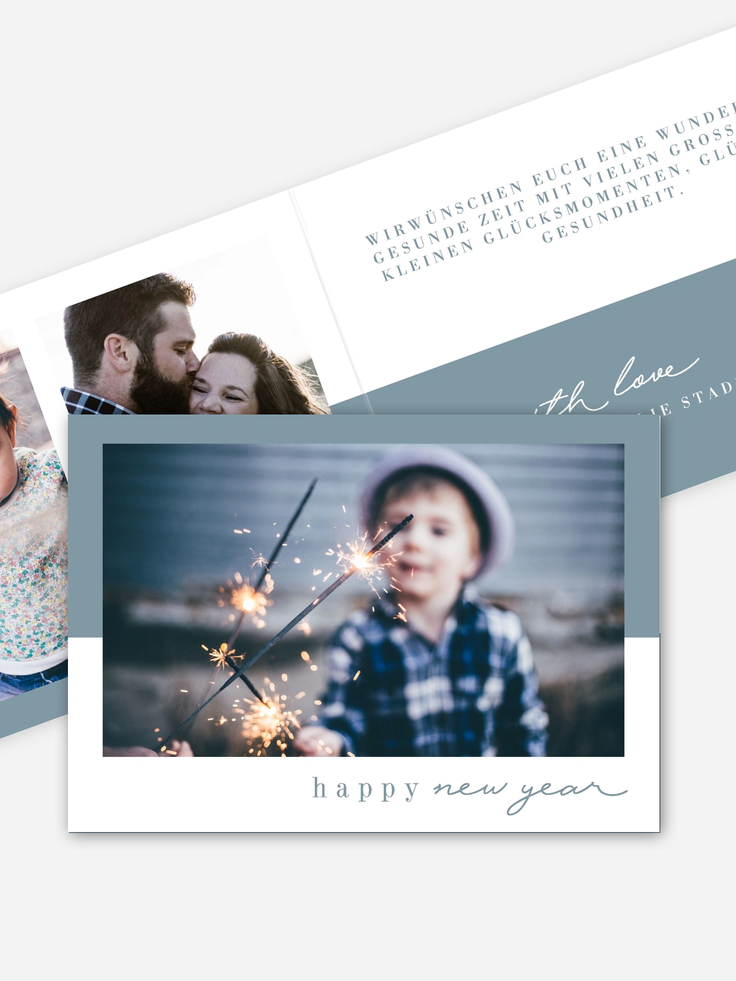 Neujahrskarten Happy New Year