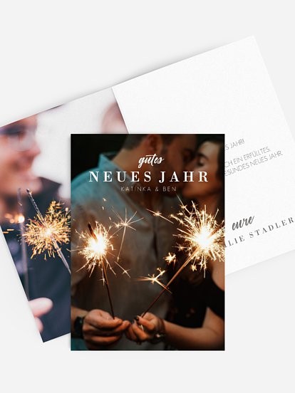 Neujahrskarten Panorama Post