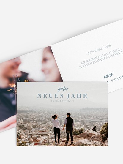 Neujahrskarten Panorama Post