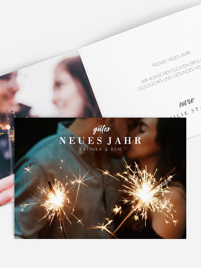 Neujahrskarten Panorama Post