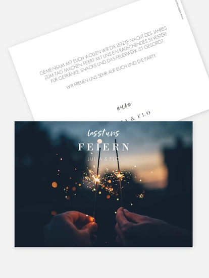 Partyeinladung Panorama Post