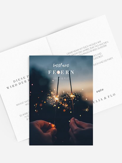 Partyeinladung Panorama Post