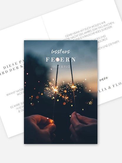 Partyeinladung Panorama Post