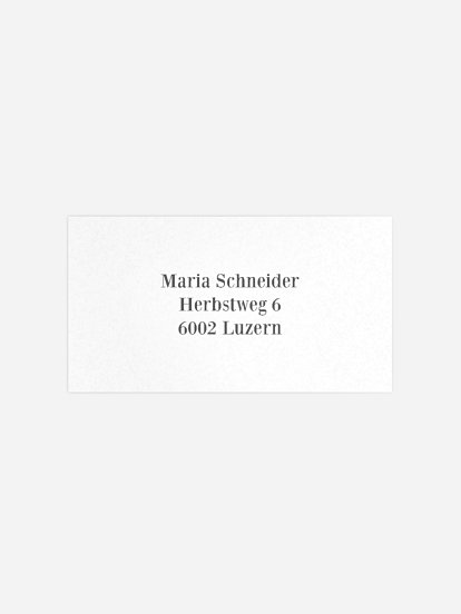 Empfängeraufkleber Party Panorama Post