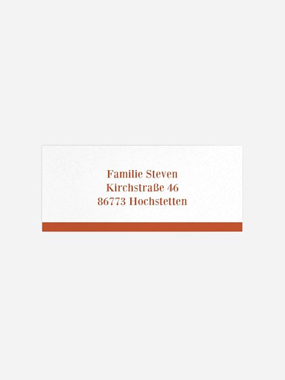 Absenderaufkleber Weihnachten Neujahrsgrüsse