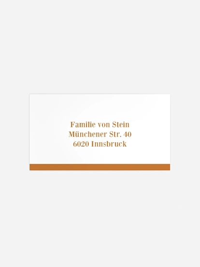 Empfängeraufkleber Weihnachten Neujahrsgrüsse