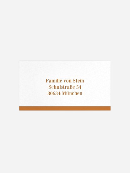 Empfängeraufkleber Weihnachten Neujahrsgrüsse