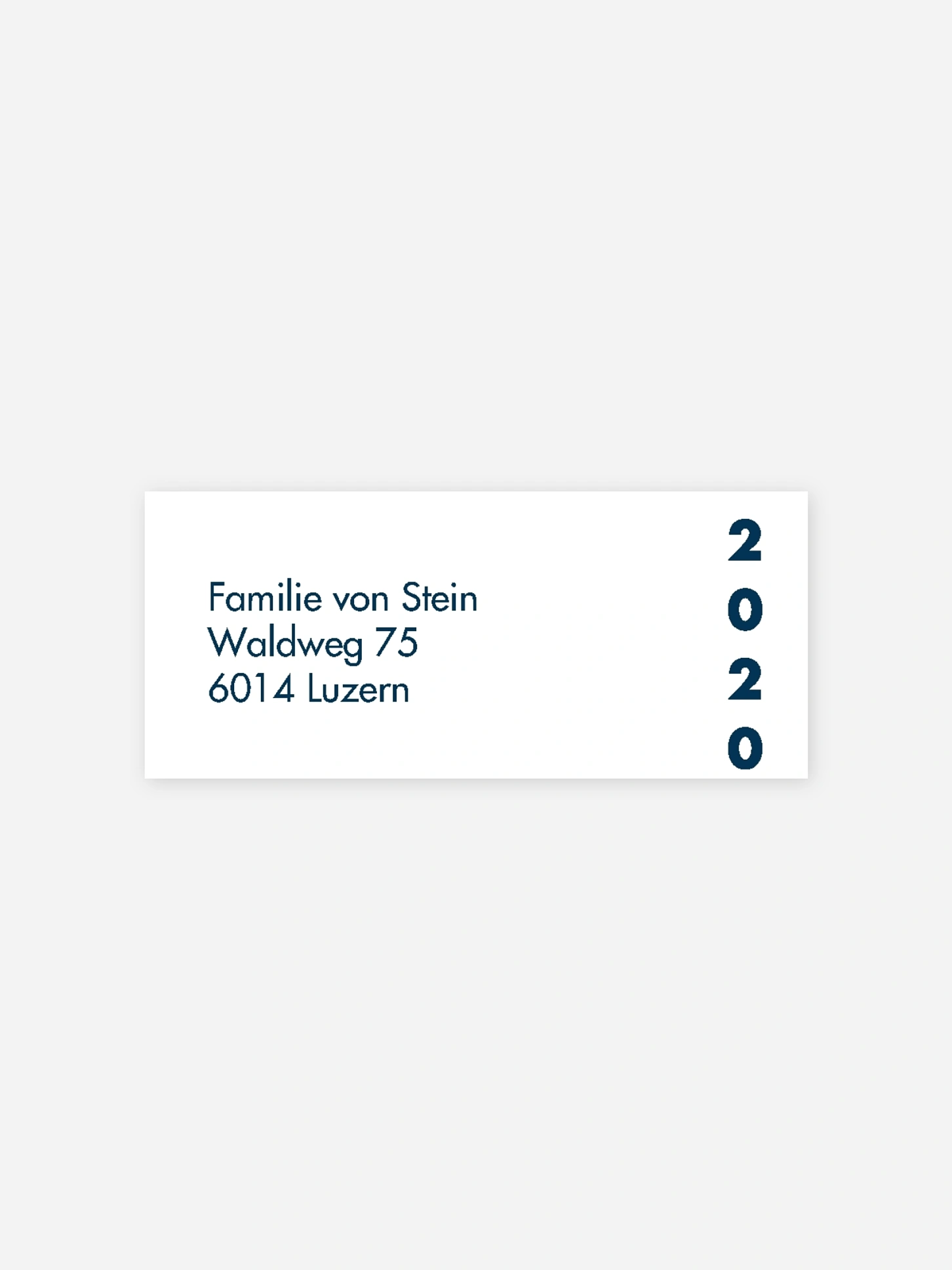 Absenderaufkleber Weihnachten Neujahrszauber