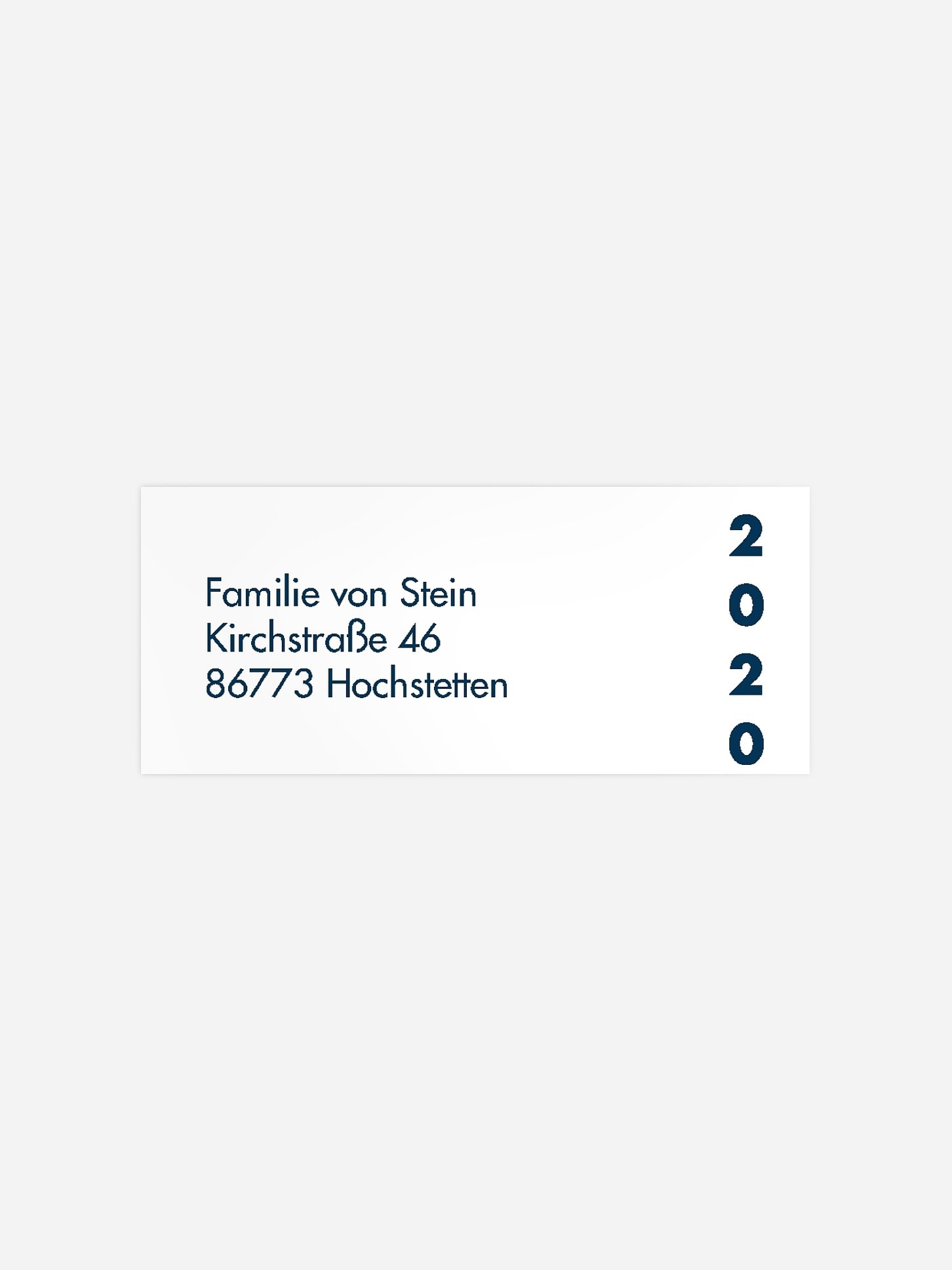 Absenderaufkleber Weihnachten Neujahrszauber